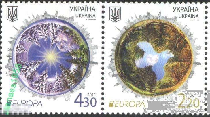 Украина Чистые марки Европа СЕПТ 2011 