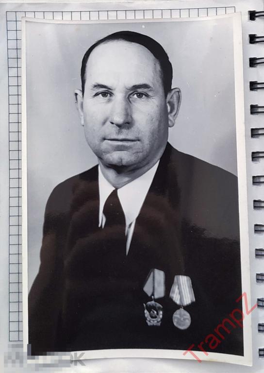 Фотография мужчина портрет, награды, орден Трудового Красного Знамени #18* 