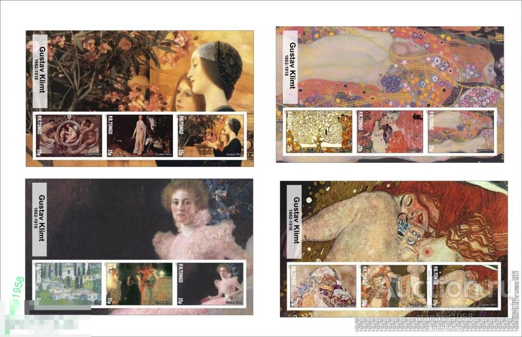 Тонго Чистые блоки Живопись Густав Климт   2017