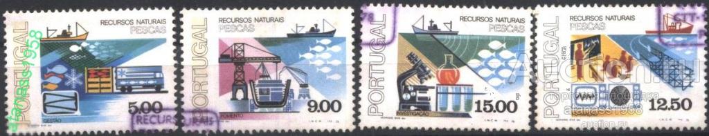 Португалия Гашеные марки Рыболовство 1978 