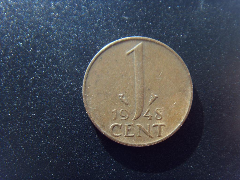 1 цент 1948 г. Хорошее состояние. КМ#175