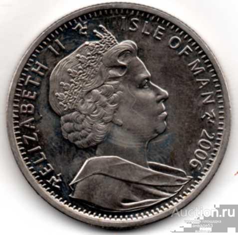 Остров Мэн 1 крона  2006 г.   Самолет Супермарин Спитфайр  UNC