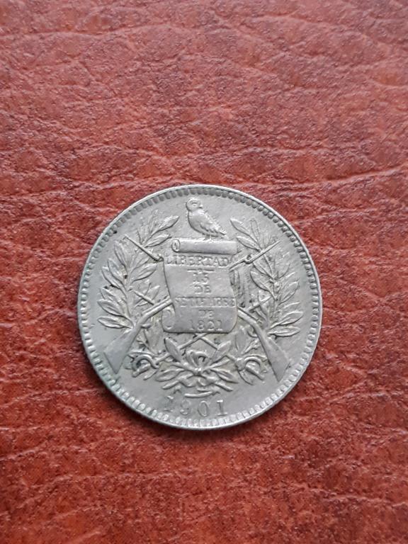 Гватемала 1 реал 1901 КМ 177