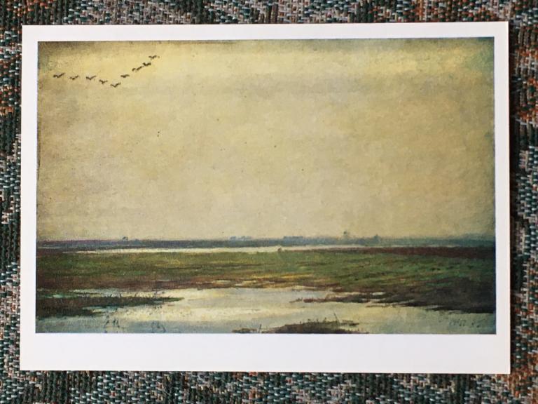 А.М.  Герасимов. Весенние воды. 1987 г.