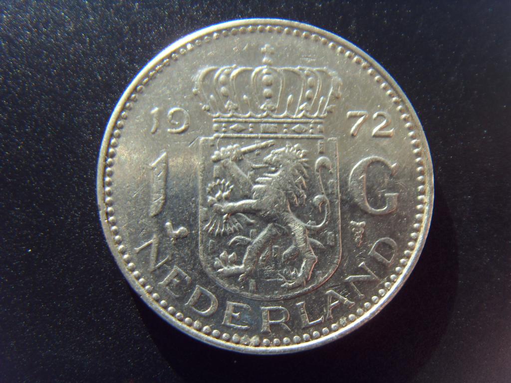 Нидерланды 1 гульден 1972 г. КМ#184а