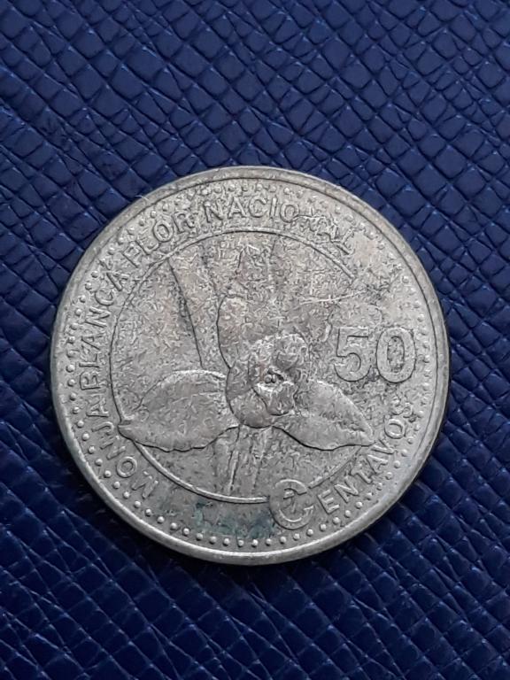 Гватемала 50 сентаво 1998 КМ 283