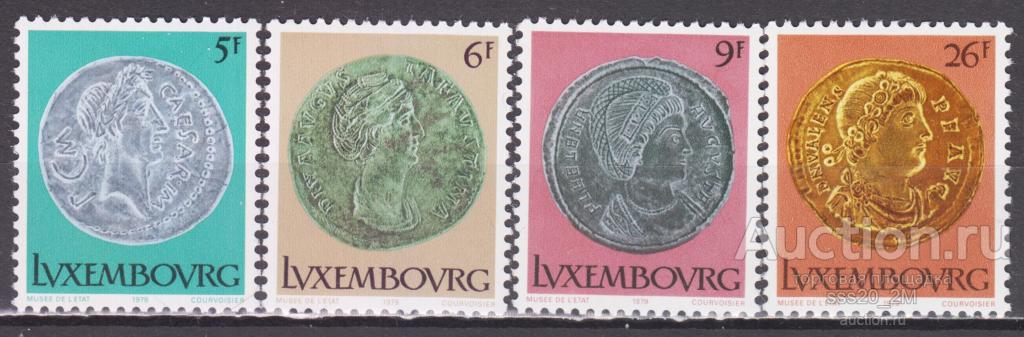 Люксембург 1979 античные римские монеты Mi981-984 MNH