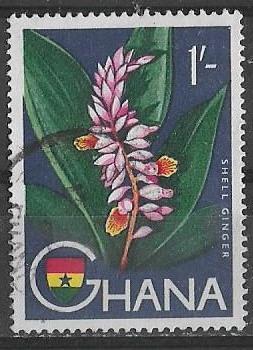 Гана  1959 г.   Флора Растение Цветок Имбирь, гаш.