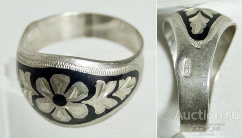 Кольцо, серебро, СССР, 875 пр, 18 размер, 2,3 гр (1)