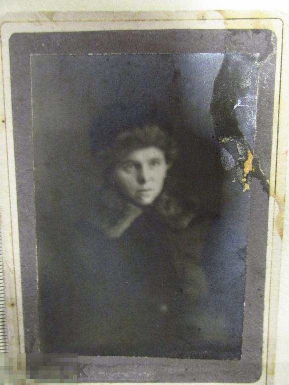 ► ФОТО Старое: ЖЕНСКИЙ ПОРТРЕТ= ЖЕНЩИНА В ЗИМНЕМ  ^ 