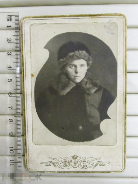 ► ФОТО Старое: ЖЕНСКИЙ ПОРТРЕТ= ЖЕНЩИНА В ЗИМНЕМ  ^ 