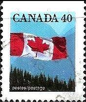 Канада 1990 MiNr 1212 D (0.6€) Стандарт. Государственный флаг Канады. U