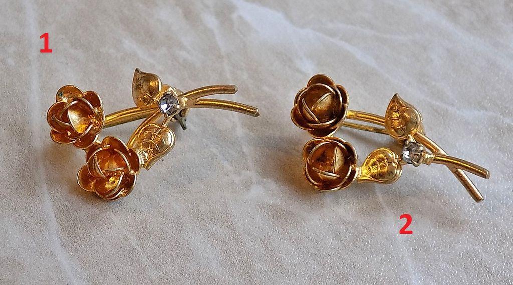 Изящная Винтажная брошь " Hänsel und Gretel "