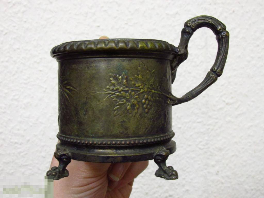 ***  ПОДСТАКАННИК Россия Царская норблин редкость ВАРШАВА.СТАРИННЫЙ. ОТЛИЧНЫЙ! 