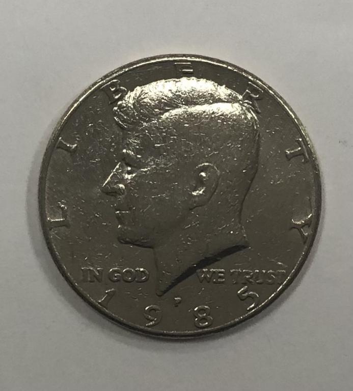 США 50 центов (1/2 доллара) 1985 Кеннеди