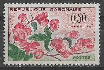 Габон 1961 г.  Флора Растения Цветок **
