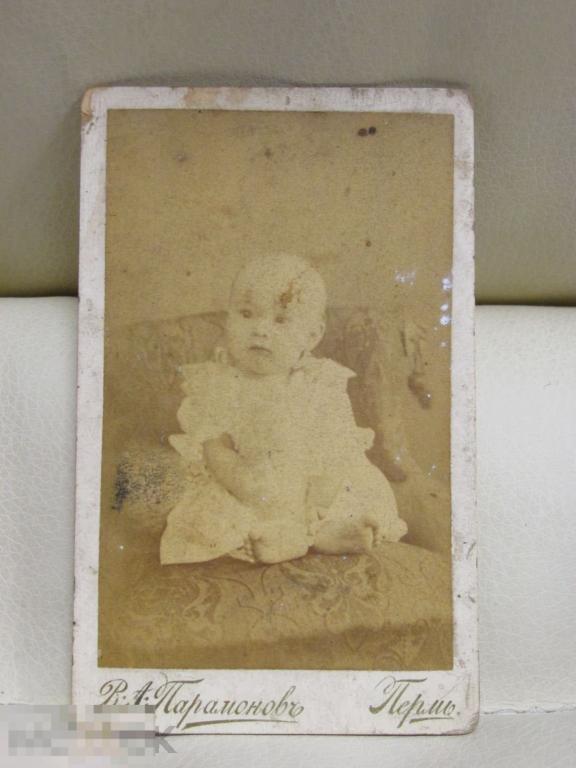 ► ФОТО Старинное. РЕБЁНОК. МАЛЫШ. ДЕТИ !!! ПОДПИСАНО 1902г 