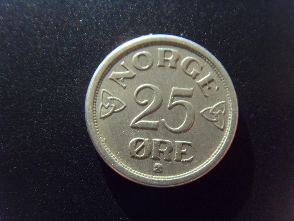 Норвегия 25 эре 1953 г. КМ#401