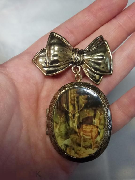 ► КУЛОН - БРОШЬ. ТАЙНИК. ОТКРЫВАЕТСЯ !!! КРУПНАЯ СТИЛЬНАЯ ВЕЩЬ!! НЕ ПРОПУСТИТЕ!! (ю) 