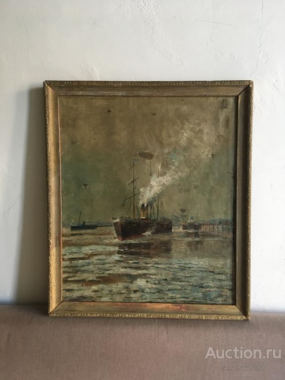 Морской сюжет. Художник Петровъ