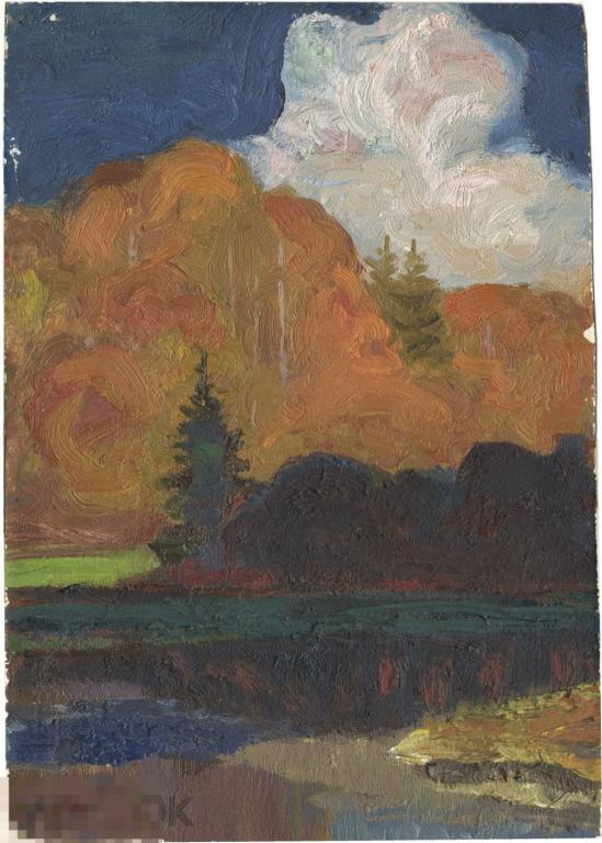 Горячев Е.Н. Осенний вечер. 1991 