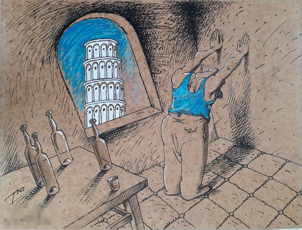 Тюнин С.П. Юмористический рисунок 