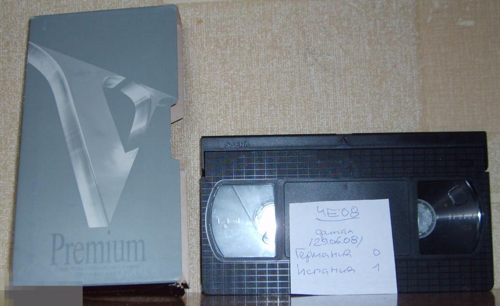 067 .ФУТБОЛ. ВИДЕОКАССЕТА. Чемпионат Европы 2008. Финал. ГЕРМАНИЯ - ИСПАНИЯ (29.06.08) 