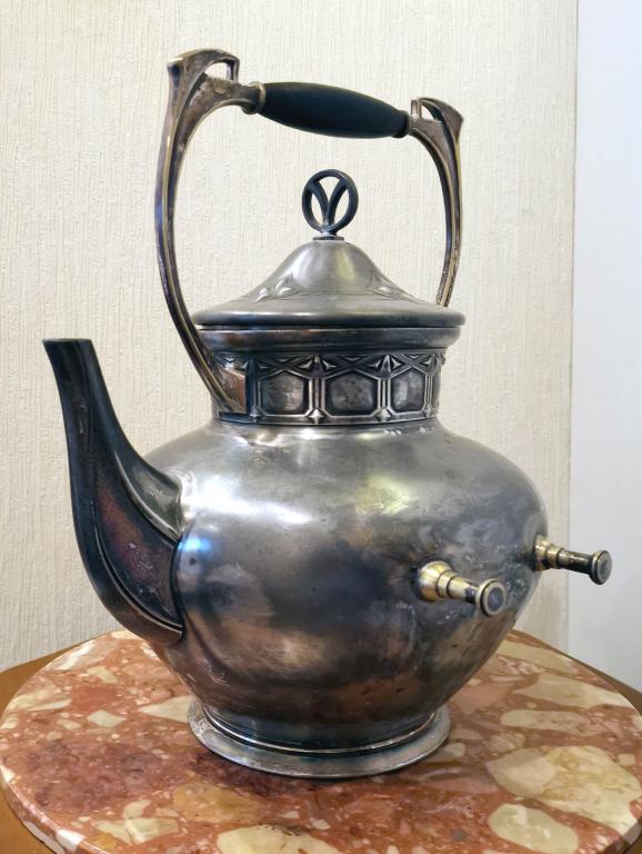Антикварный чайник WMF, Германия, югендстиль