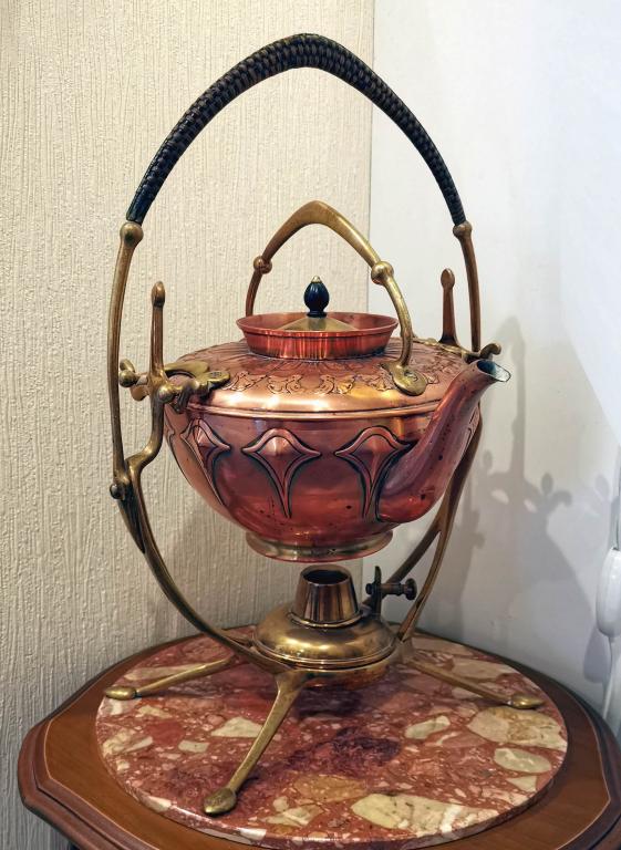 Антикварная бульотка WMF, Германия, югендстиль,
