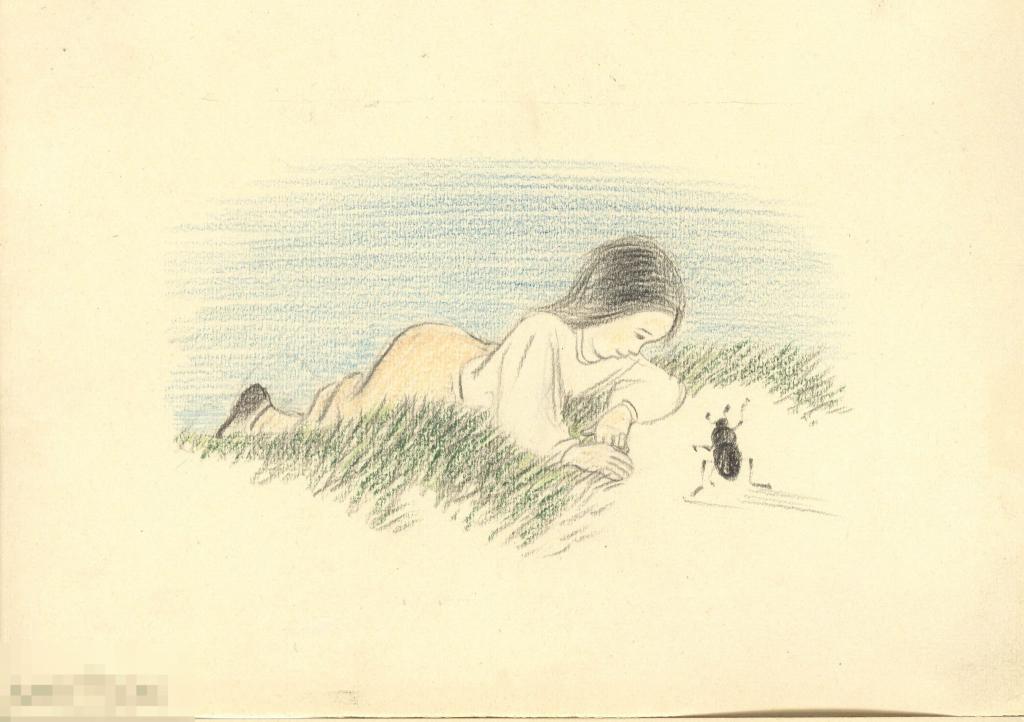 Кузнецов, К.  Иллюстрация к сказке. 1937. - Б., акварель, карандаш, 15,5х21,5 