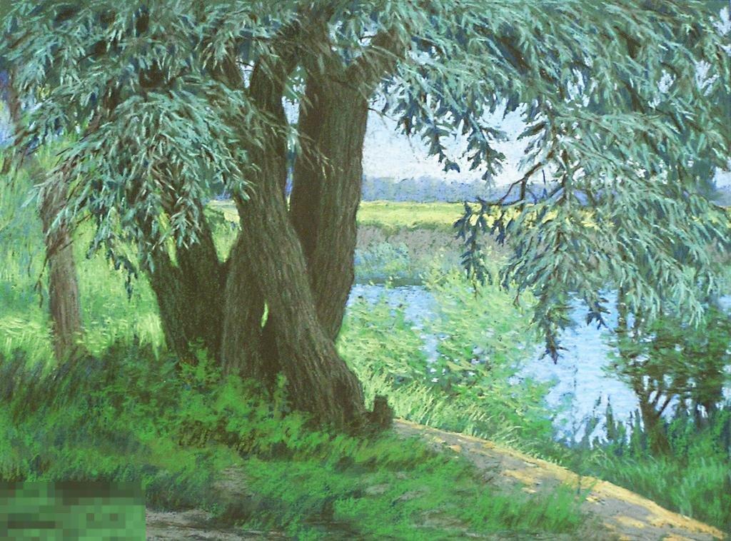 Зайцев А.К. Москва-река у Николиной горы. 1978 