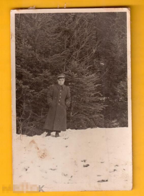 0199 .Старое фото, военный, Варшава 1951 год, 5,5х8,5 