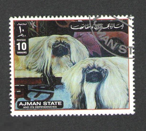 AJMAN STATE (Emiraty Arabskie). Арабские эмираты. Аджман. Собаки 