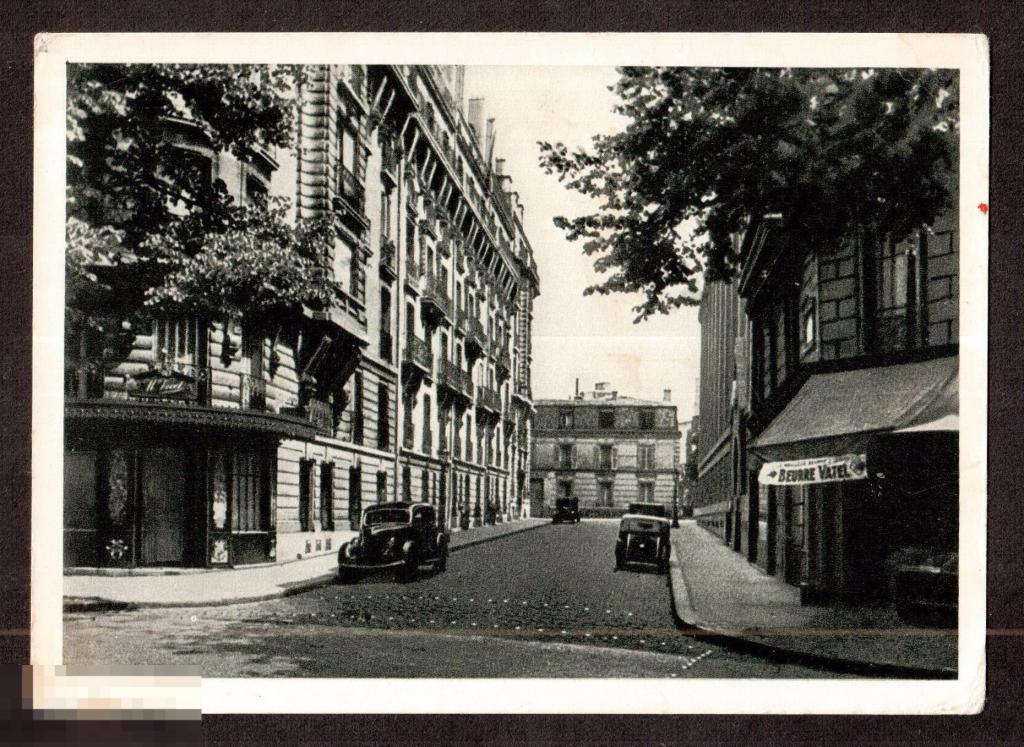 0155 .Открытка. По ленинским местам. Париж. 1965 год. Фотооткрытка 