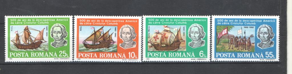 Румыния 1992г. Колумб. MNH.