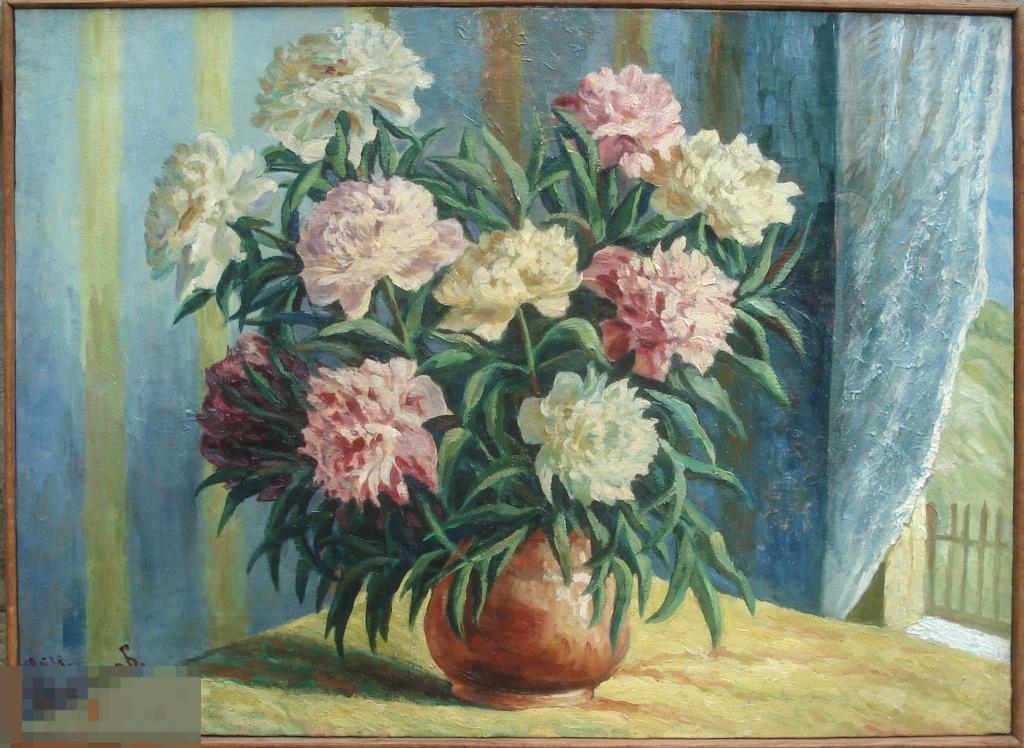 Маркелов В. Натюрморт с пионами. 1938 