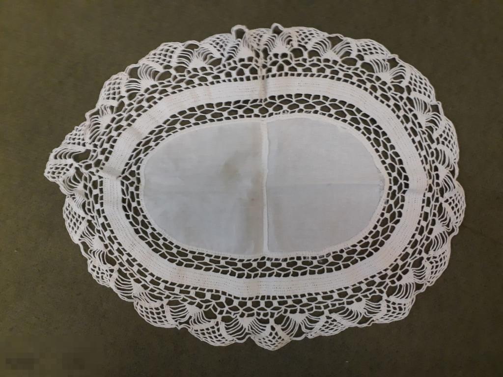 Кружевная салфетка. СССР.  23х30 см. 