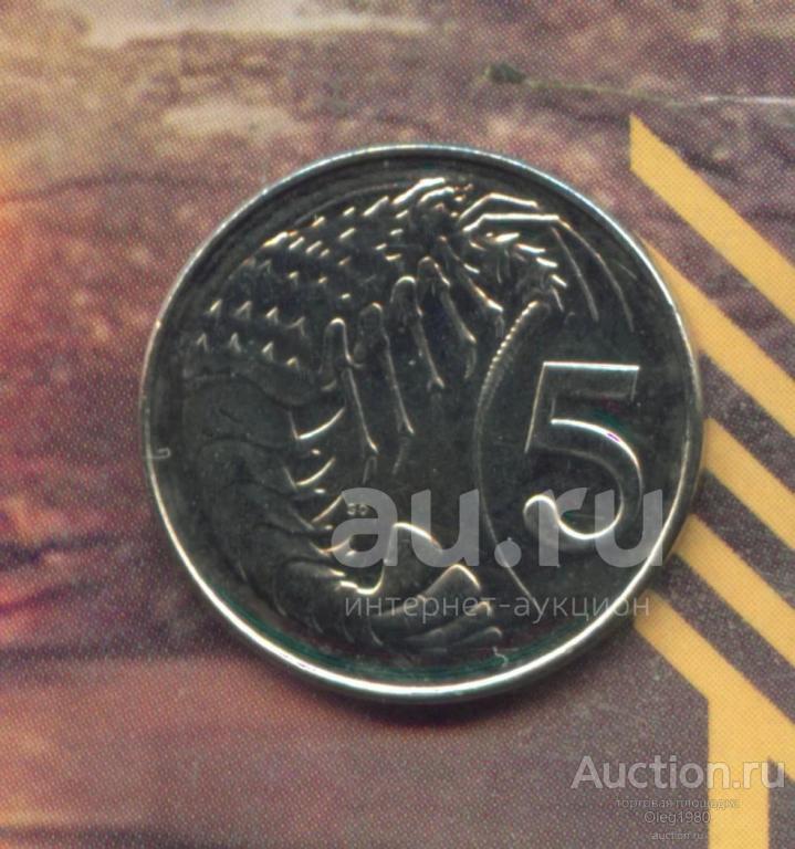 Каймановы острова 5 центов 2008 (ё)