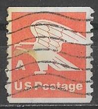 США 1978 г. Орел, эмблема почты США, гаш.