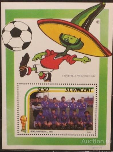 Сент-Винсент 1986 Бл MNH
