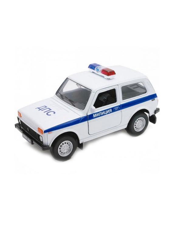 Внедорожник Welly Lada 4x4 пожарная охрана