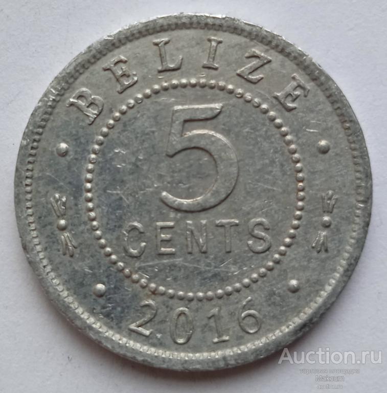 Белиз 5 центов . 2016 г .
