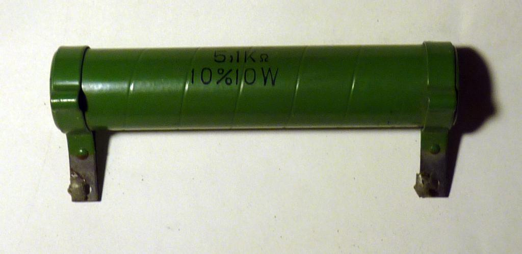 Резистор ВС-10 5,1 кОм 1960 б/у