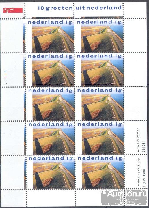 С8446 ✅ Туризм Дорожная разметка Полиция ГАИ 1998 Нидерланды м/л ** 11МЕ