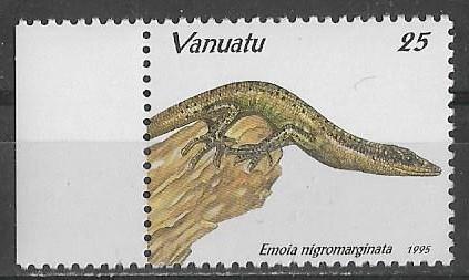 Вануату 1995 г. Фауна Ящерица **