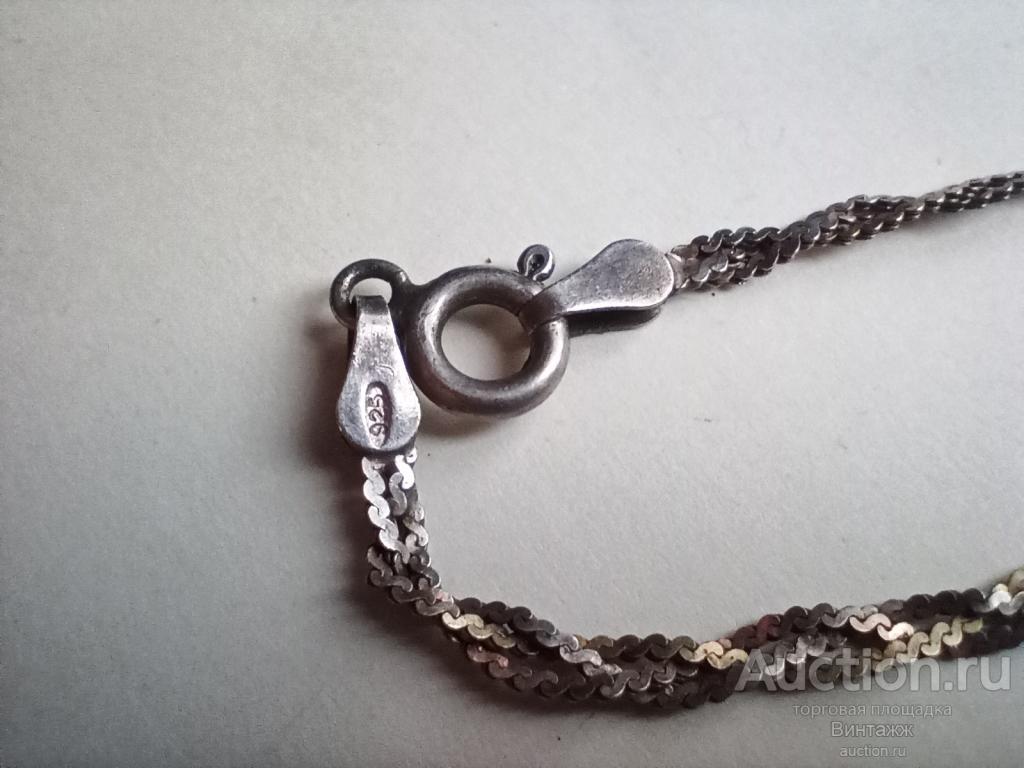 Цепочка серебро 925 проба 42см 2.6гр