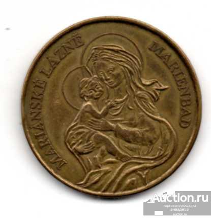 Памятный жетон 1808 Дева Мария с младенцем. Колоннада.45 12 18