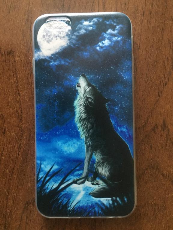 Чехол бампер iPhone 6 волк