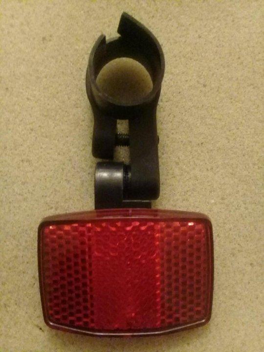 Светоотражатель Велосипедный катафот красный, НОВЫЙ