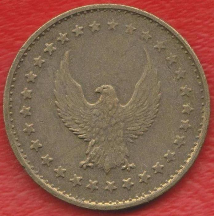 Великобритания жетон игрового автомата Eurocoin London Hoffman Mint 29 мм Англия